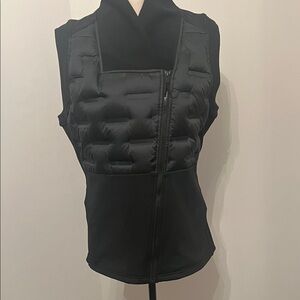 Levelwear Elegant Black Quilted Vest for Women